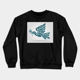 Peace dove Crewneck Sweatshirt